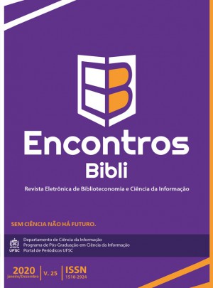 Encontros Bibli-revista Eletronica De Biblioteconomia E Ciencia Da Informacao