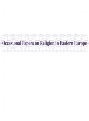 Occasional Papers On Religion In Eastern Europe