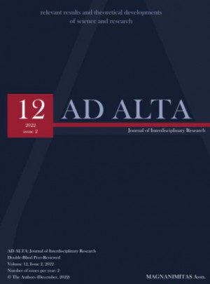 Ad Alta-journal Of Interdisciplinary Research