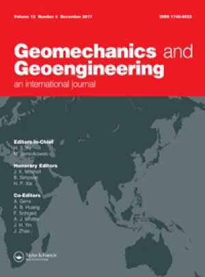 Geomechanics And Geoengineering-an International Journal