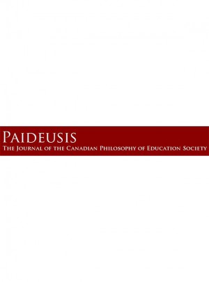 Paideusis-the Journal Of The Canadian Philosophy Of Education Society