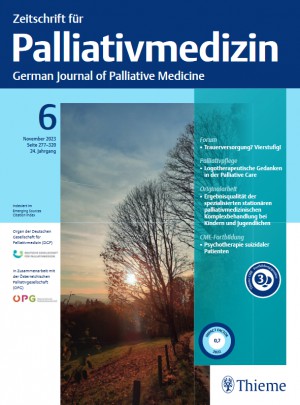 Zeitschrift Fur Palliativmedizin