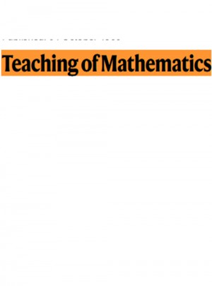 Teaching Of Mathematics