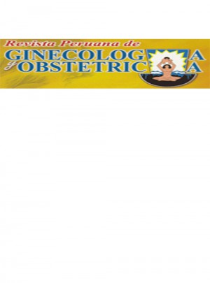 Revista Peruana De Ginecologia Y Obstetricia