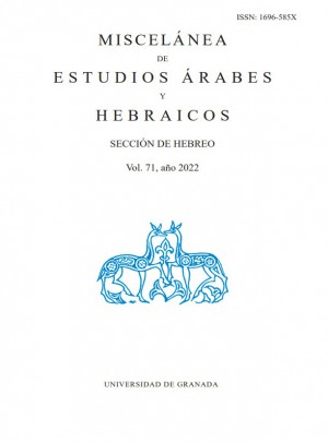 Miscelanea De Estudios Arabes Y Hebraicos-seccion Hebreo