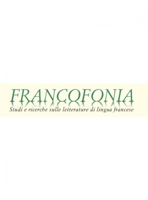 Francofonia-studi E Ricerche Sulle Letterature Di Lingua Francese