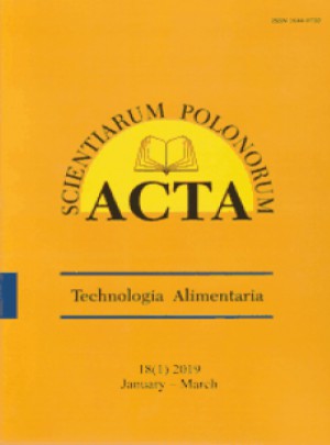 Acta Scientiarum Polonorum-technologia Alimentaria