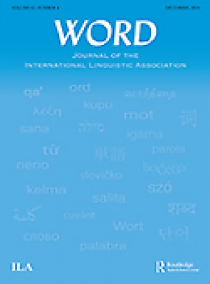 Word-journal Of The International Linguistic Association