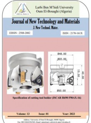 Journal Of New Technology And Materials